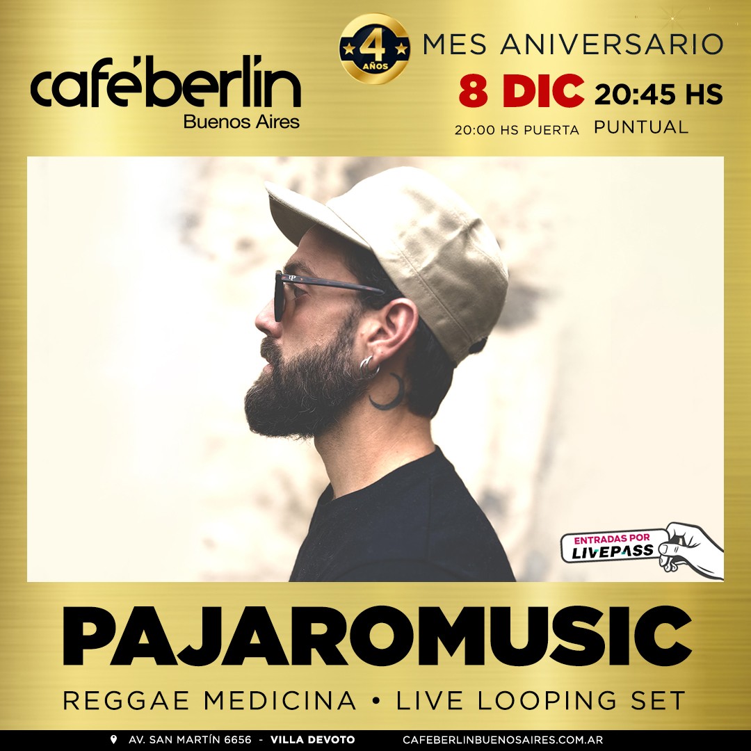 Pajaromusic en Café Berlín