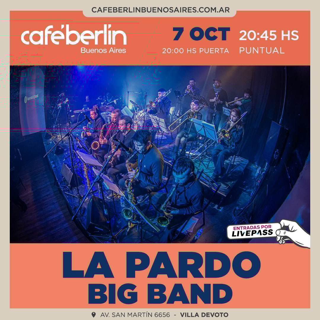 La Pardo Big Band en Café Berlín
