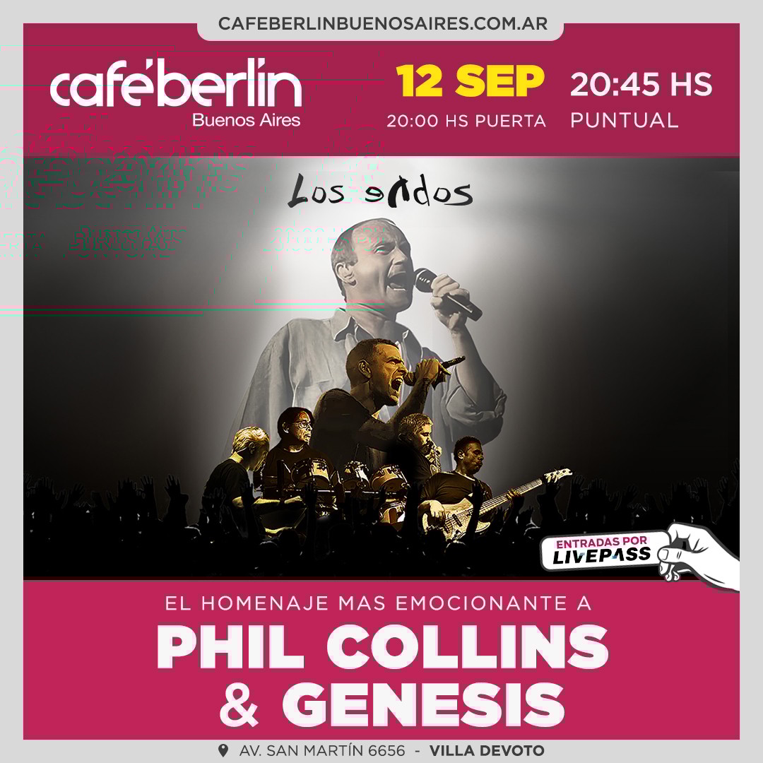 Los Endos - Phil Collins & Genesis en Café Berlín