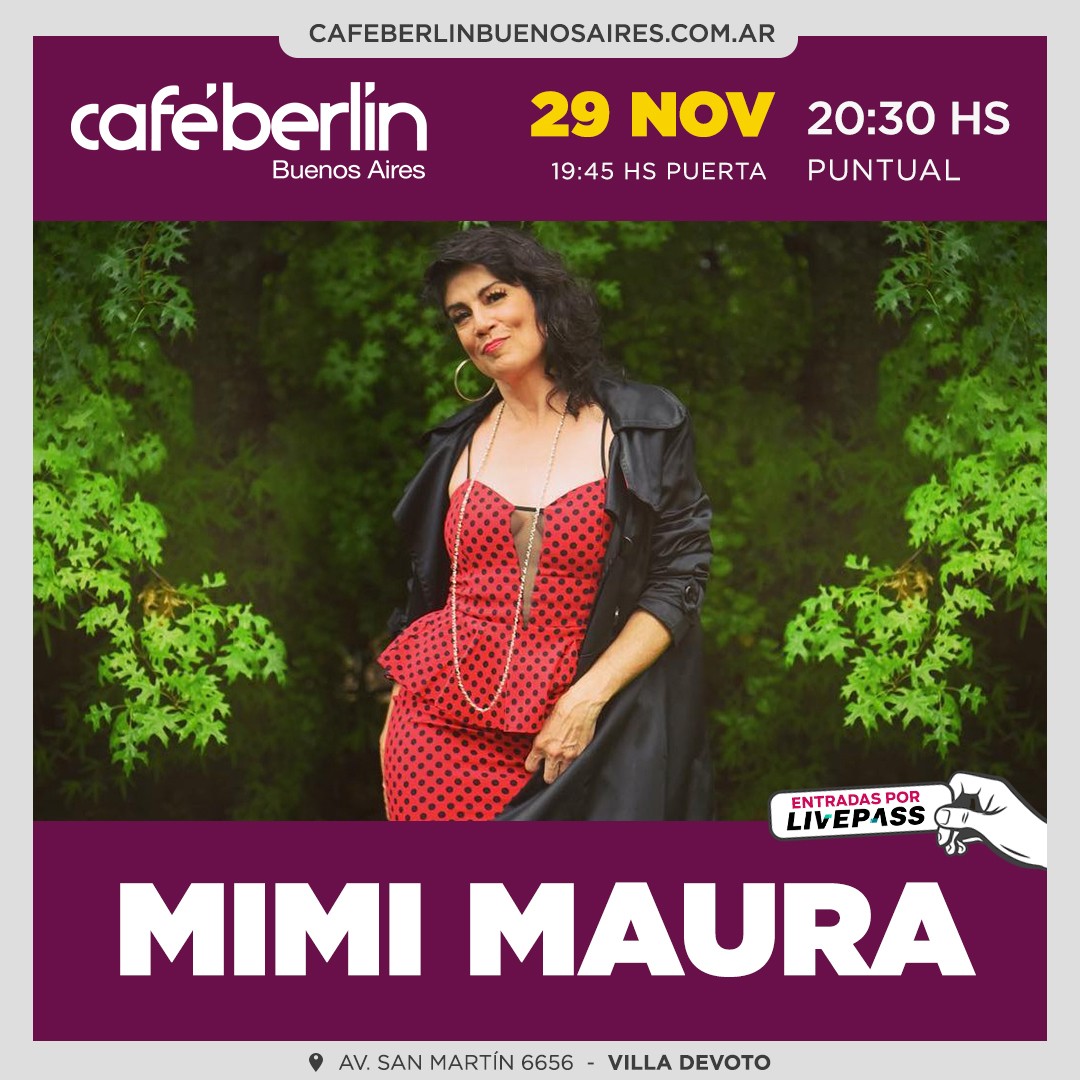 Mimi Maura en Café Berlín