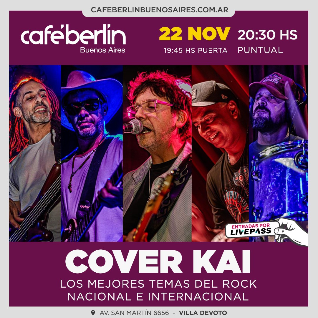 Cover Kai en Café Berlín