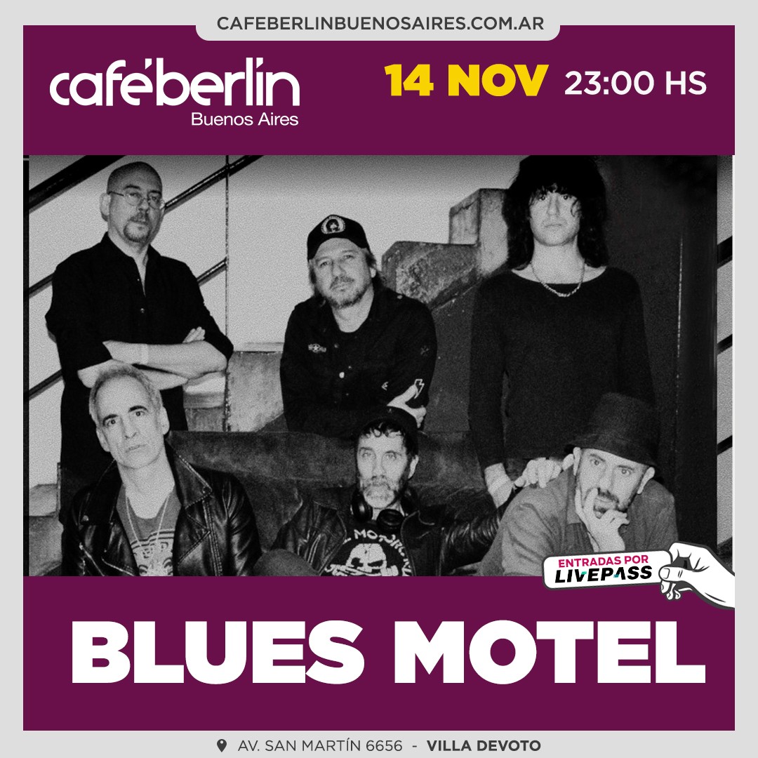 Blues Motel en Café Berlín