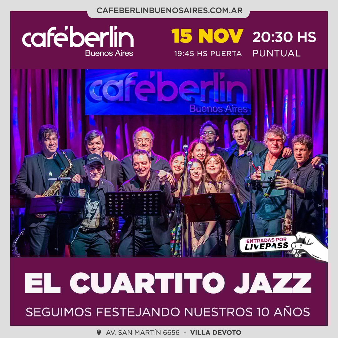 El Cuartito Jazz en Café Berlín