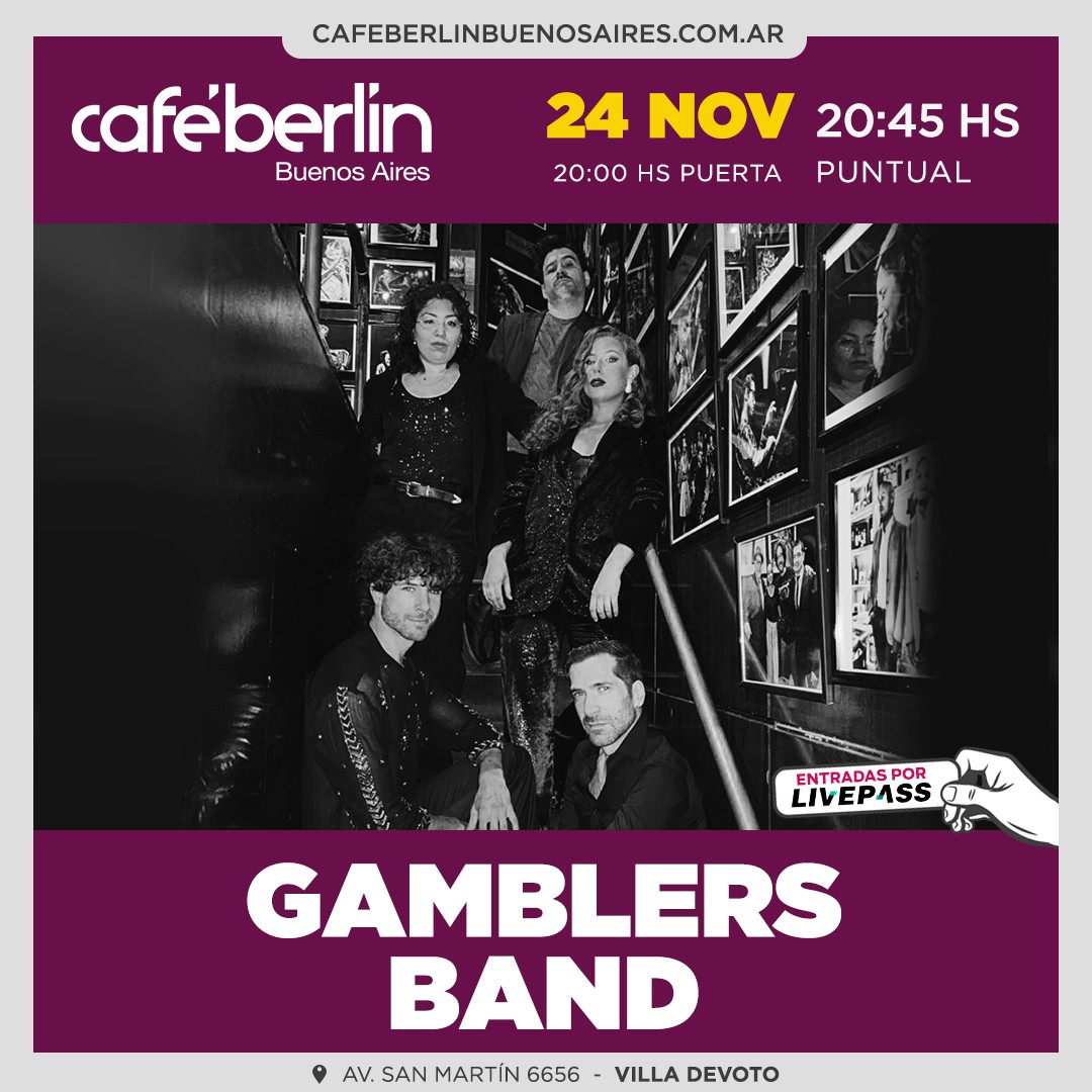 Gamblers Band en Café Berlín