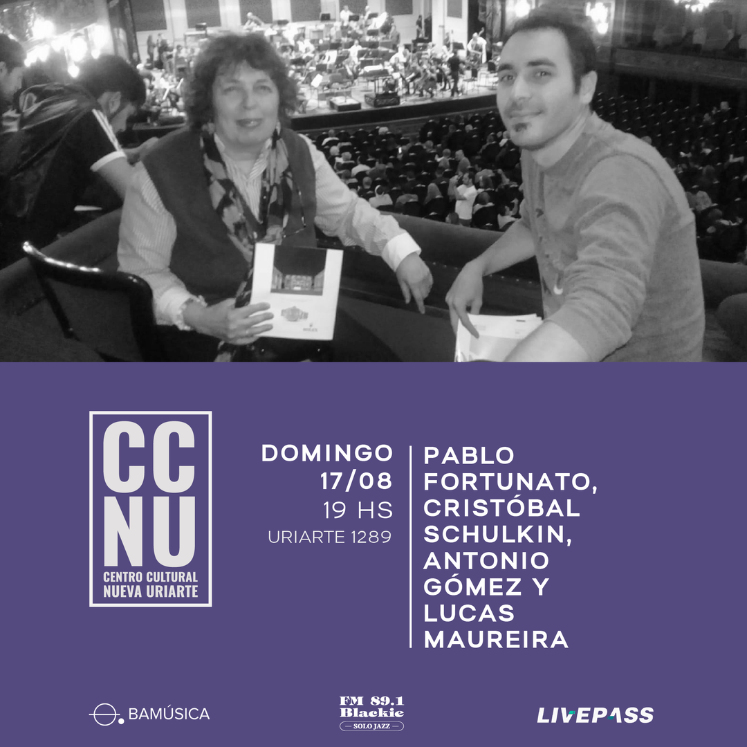 Pablo Fortunato, Cristóbal Schulkin, Antonio Gómez y Lucas Maureira en CCNU