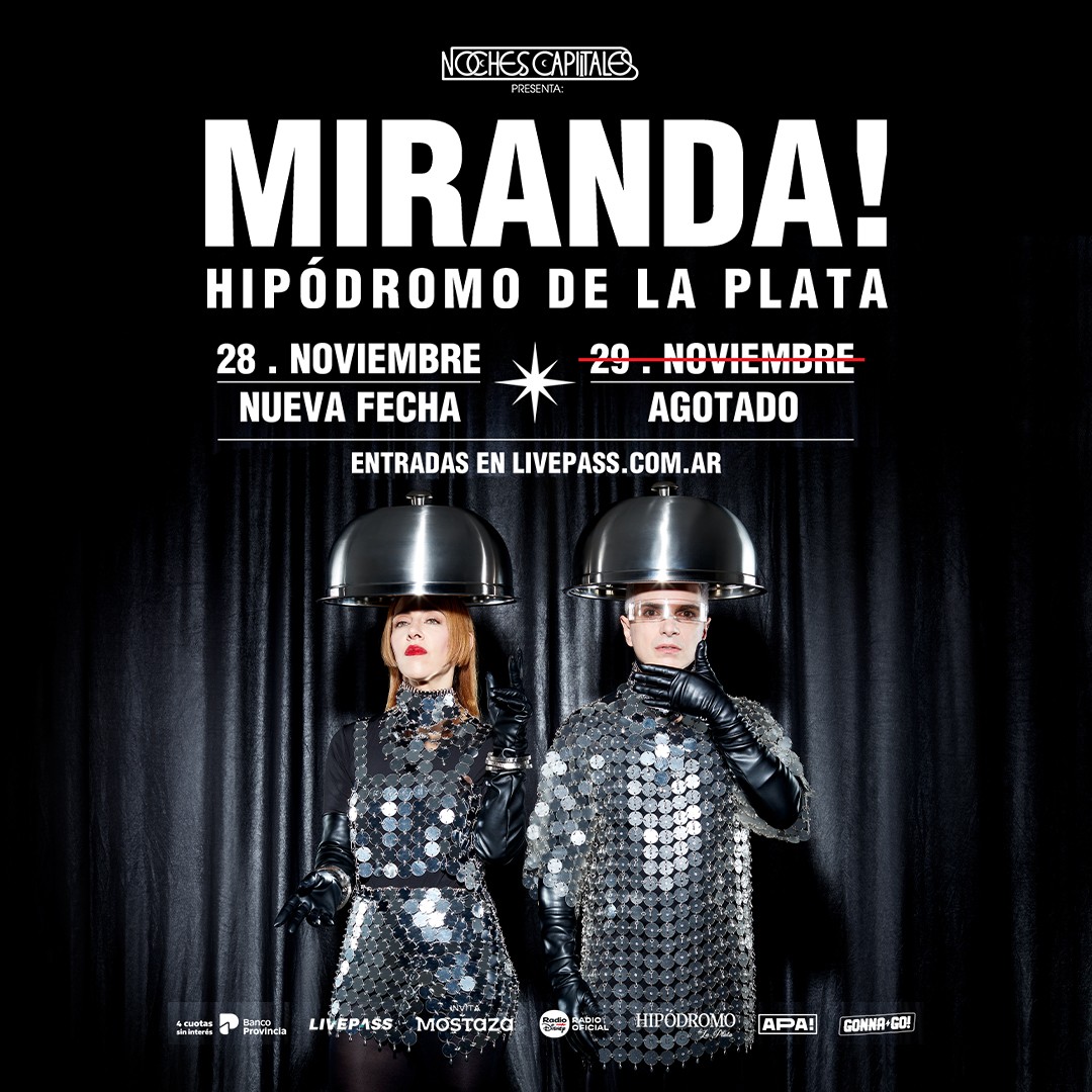 MIRANDA! en Hipódromo de La Plata