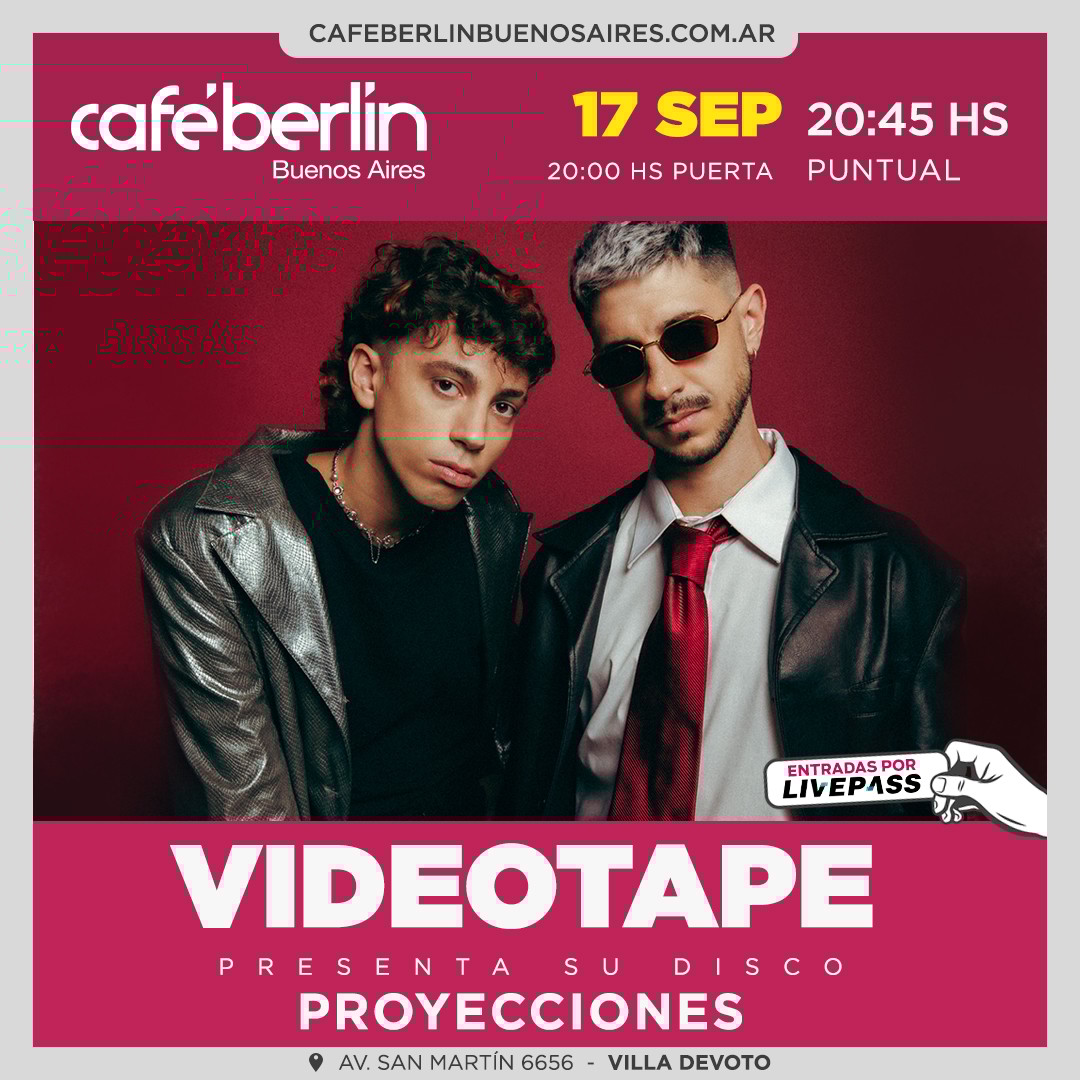 Videotape en Café Berlín