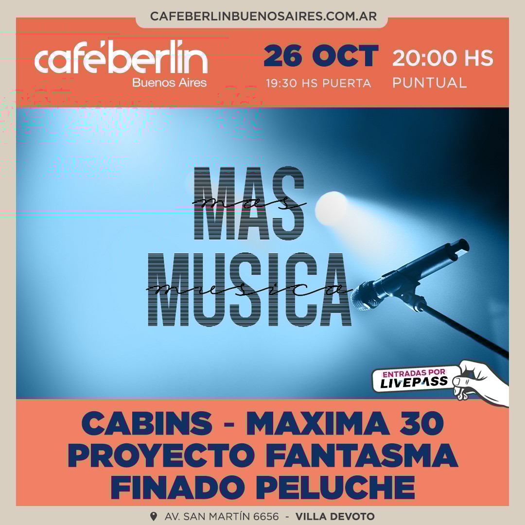 Más Música en Café Berlín