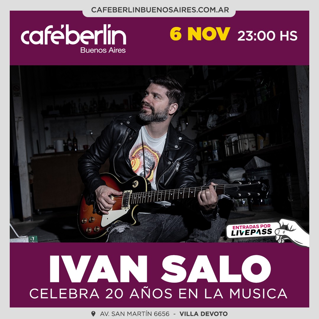 Ivan Salo en Café Berlín
