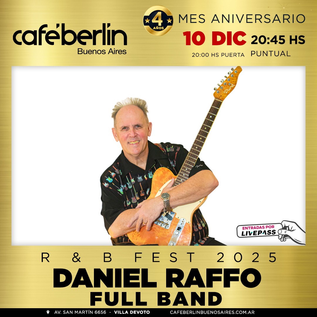 Daniel Raffo en Café Berlín