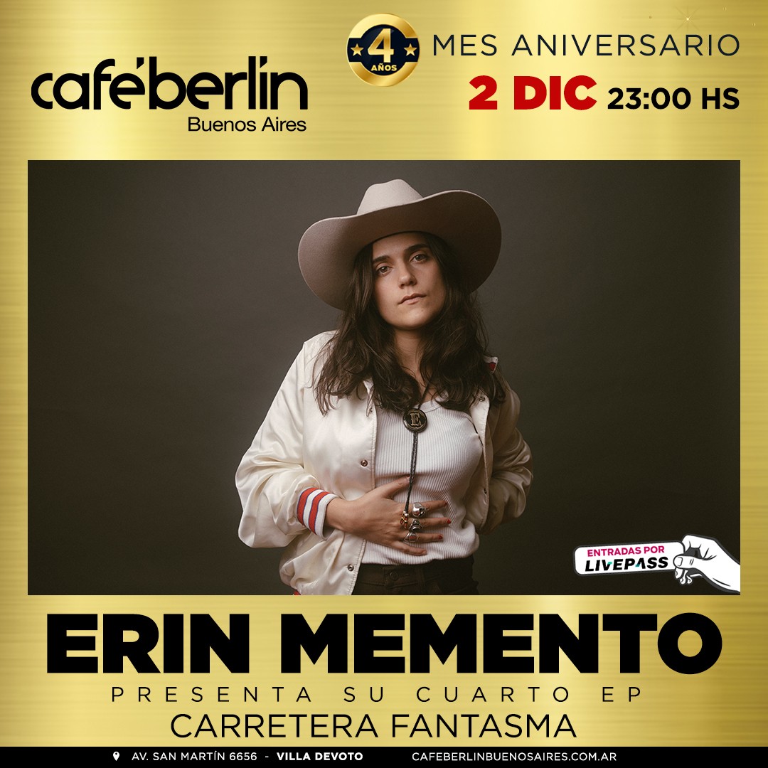 Erin Memento en Café Berlín