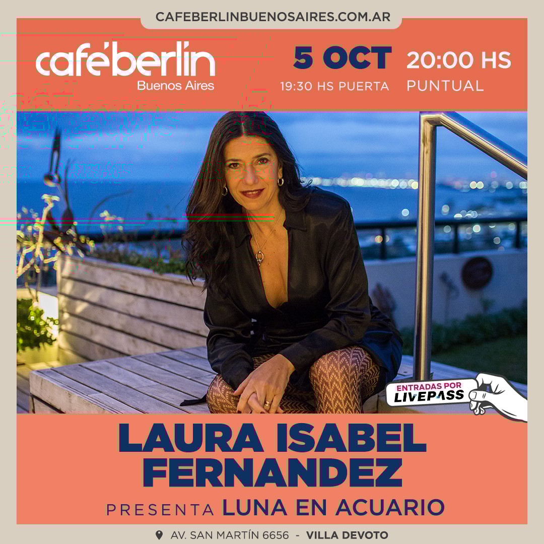 Laura Isabel Fernandez en Café Berlín