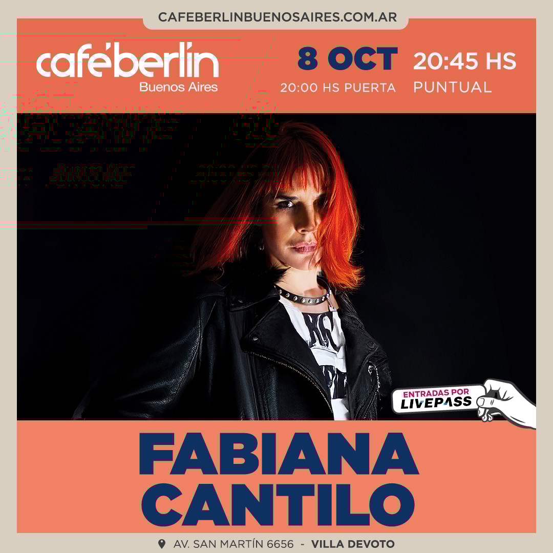 Fabiana Cantilo en Café Berlín