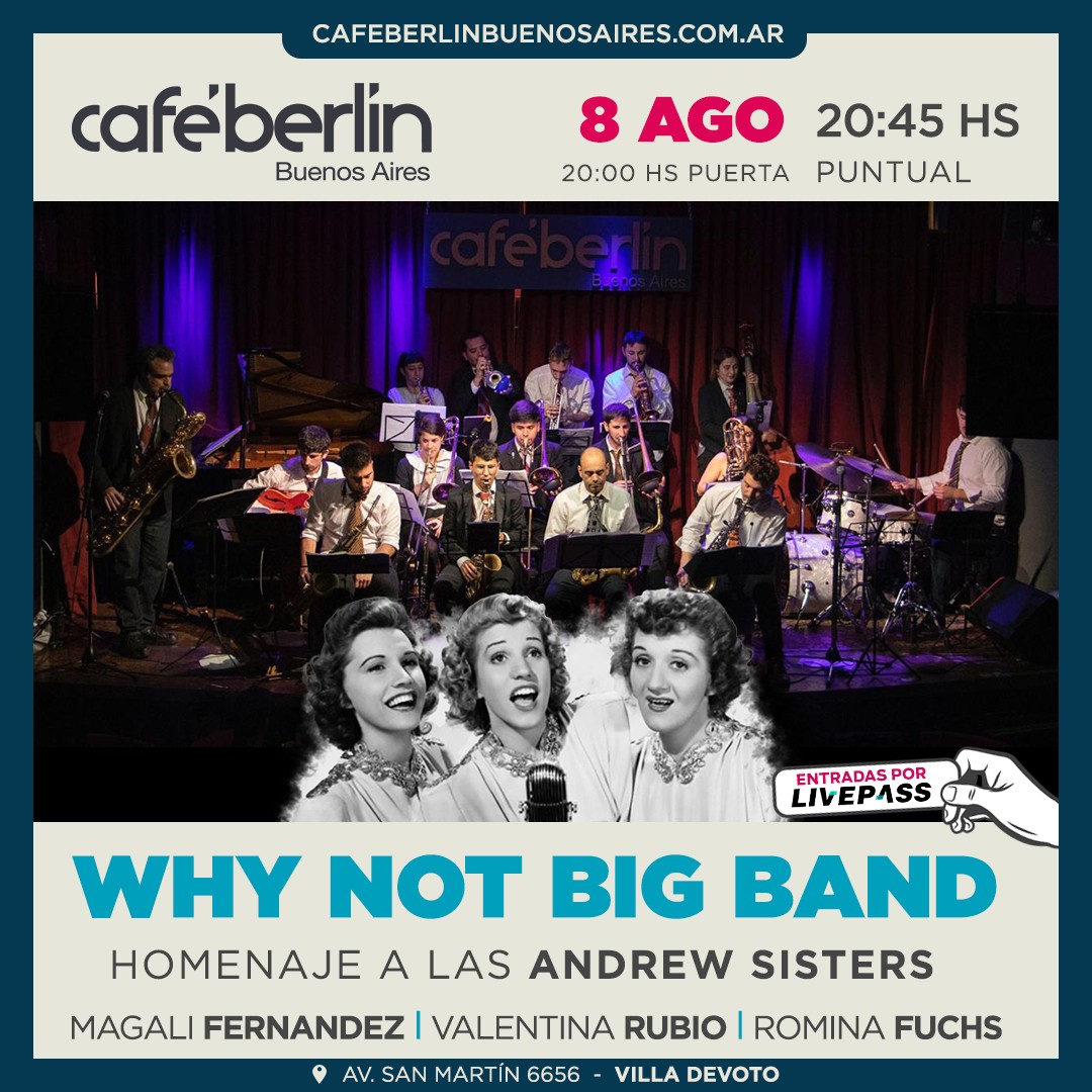 Why Not Big Band en Café Berlín