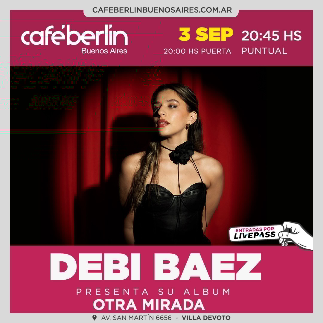 Debi Báez en Café Berlín