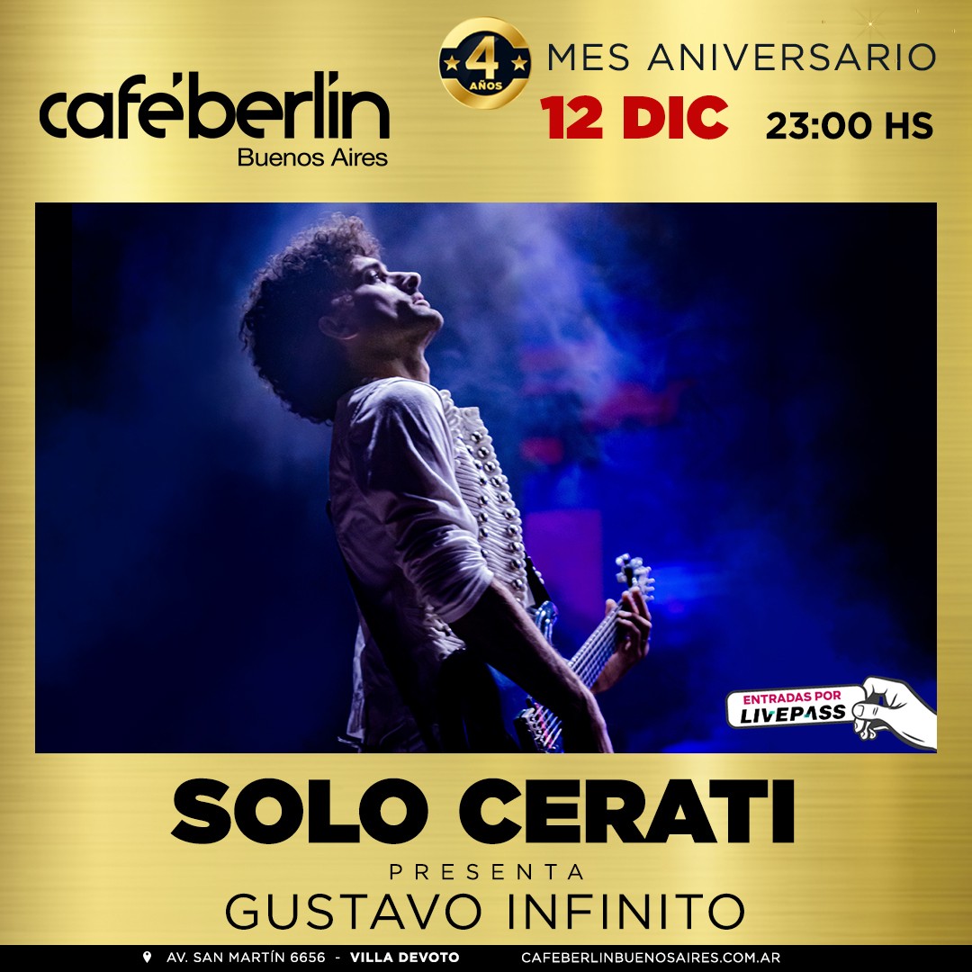 Solo Cerati en Café Berlín
