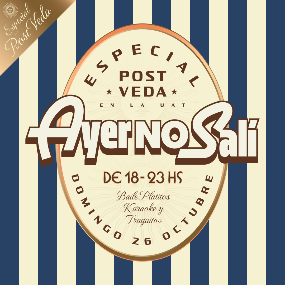 HAY PLAN - AYER NO SALÍ: El Tardeo Post Veda	