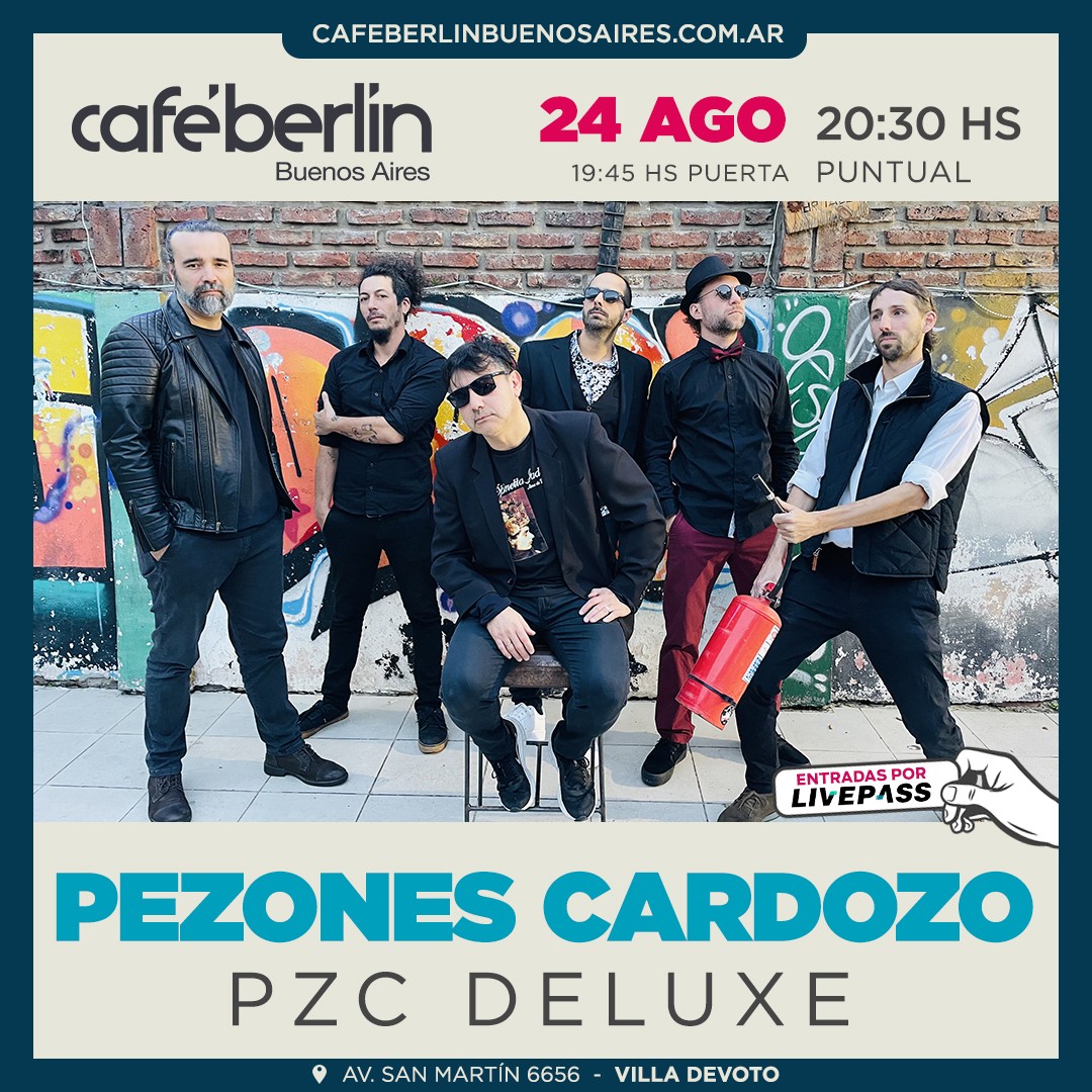 Pezones Cardozo en Café Berlín