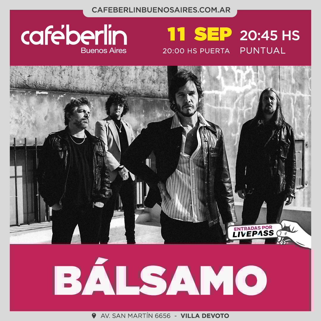 Bálsamo en Café Berlín