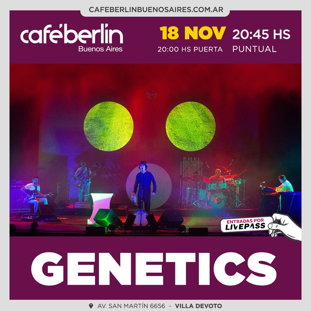 Genetics en Café Berlín