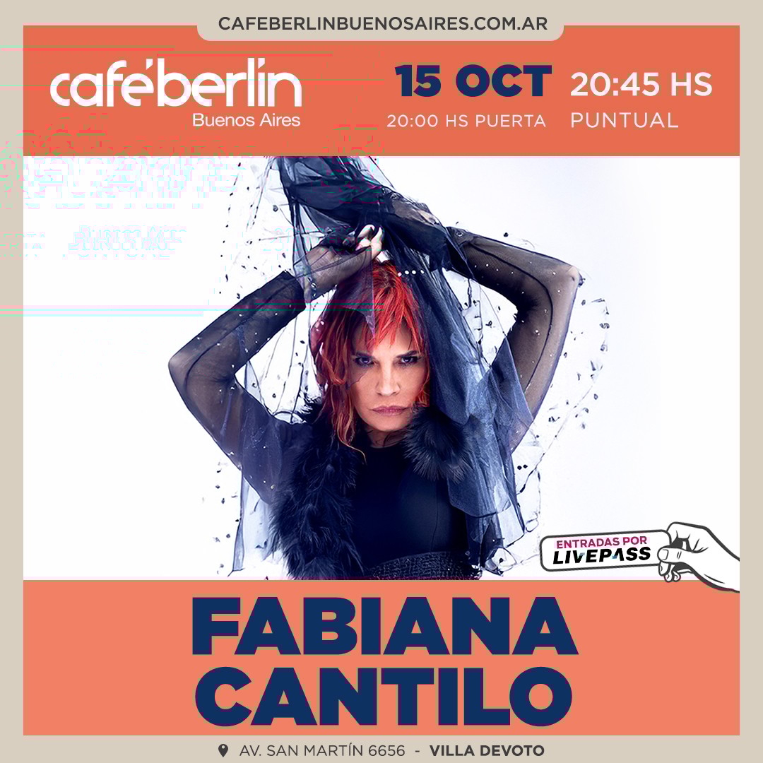 Fabiana Cantilo en Café Berlín