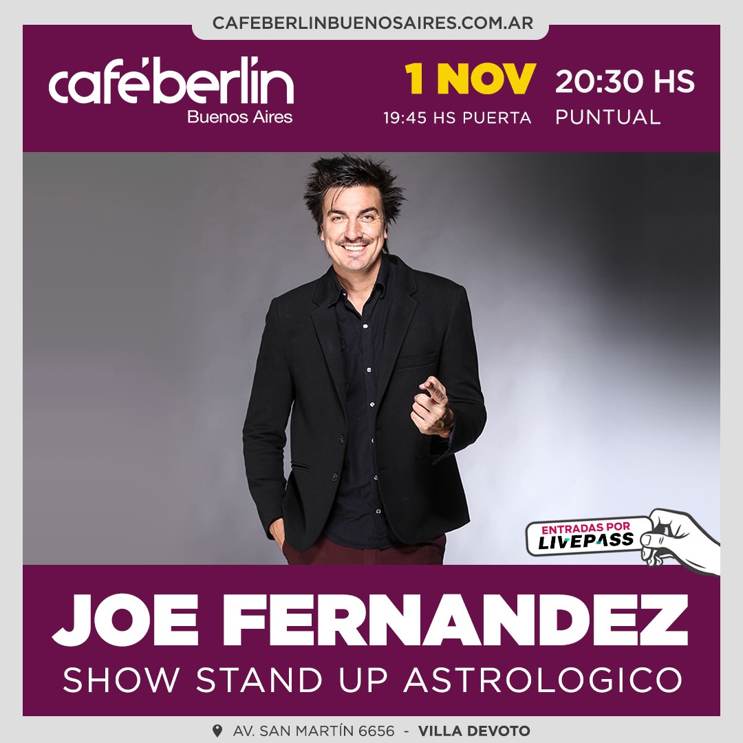Joe Fernández en Café Berlín