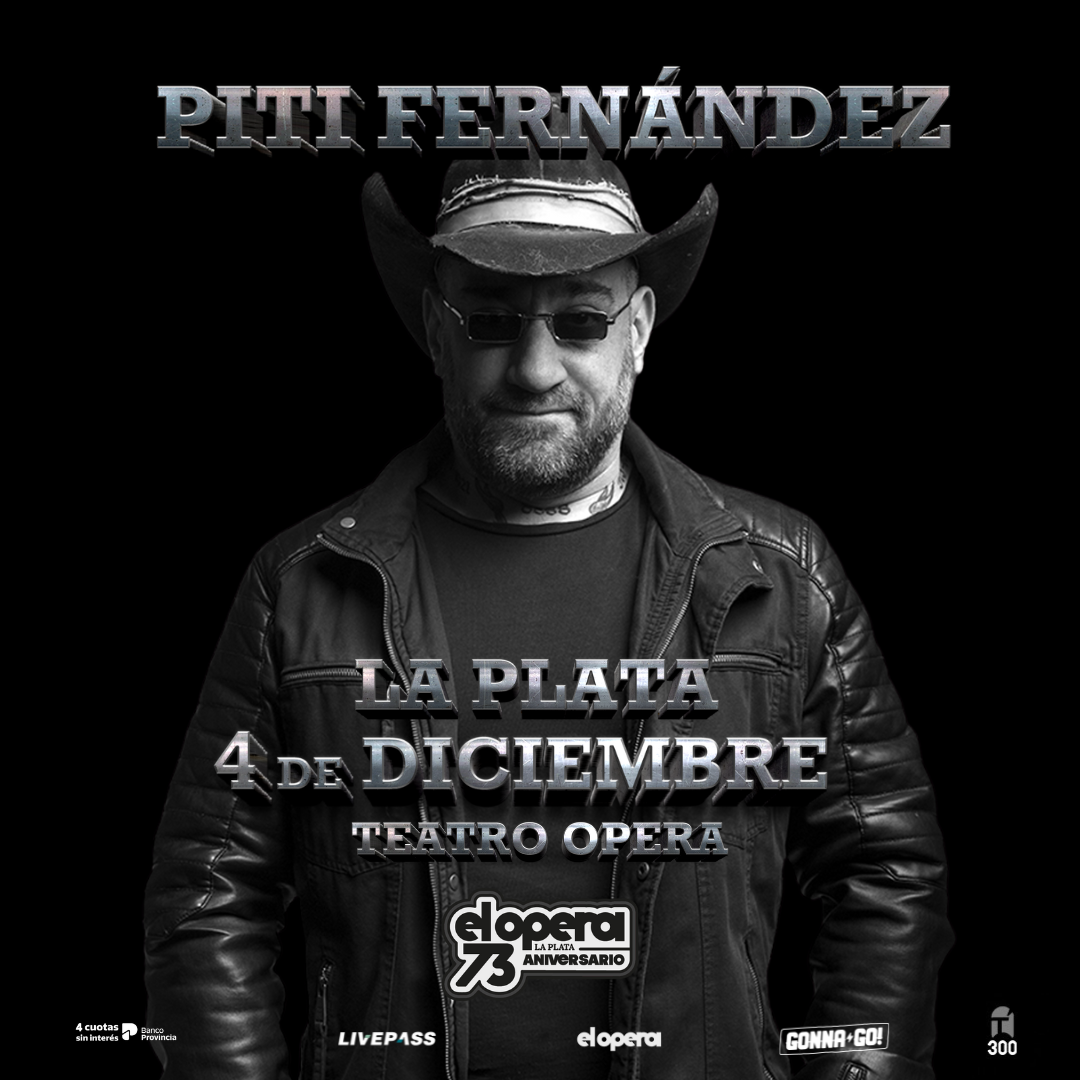 PITI FERNANDEZ en el Teatro Opera La Plata 73 Años Aniversario